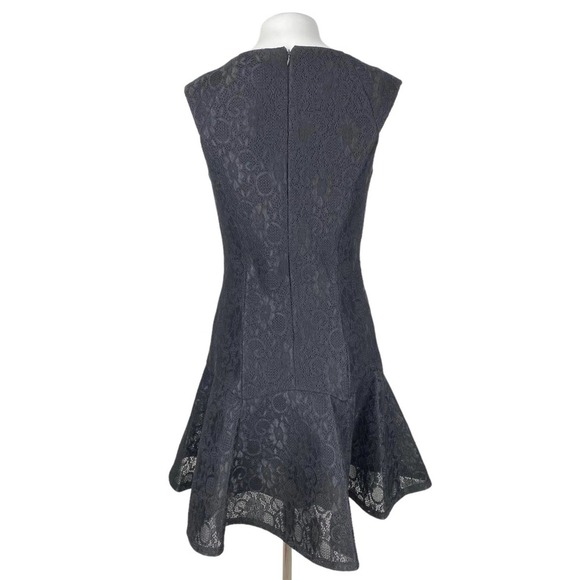 NWT PROSECCO Lace Floral Overlay Fit & Flare Dress Sz 2 - Picture 5 of 5